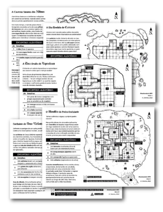 Shadowdark RPG - 5 Miniaventuras (One-Page Dungeon)