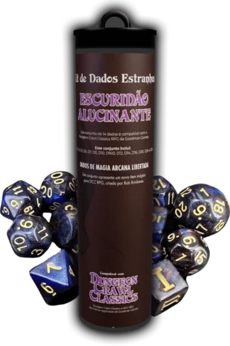 Conjunto de Dados Estranhos DCC RPG: Escuridão Alucinante