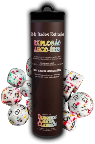 Conjunto de Dados Estranhos DCC RPG: Explosão Arco-Íris