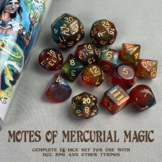 Conjunto de Dados Estranhos  DCC RPG: Magia Mercurial